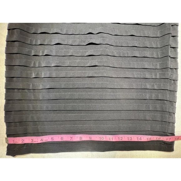 Long Tall Sally Black Shutter Dress Square Neck Pencil Stretchy Size 8 Sexy - Picture 5 of 16